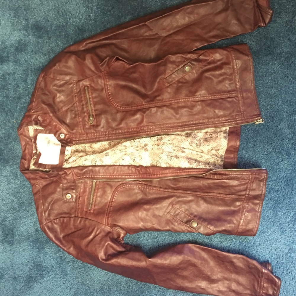 Leather jacket